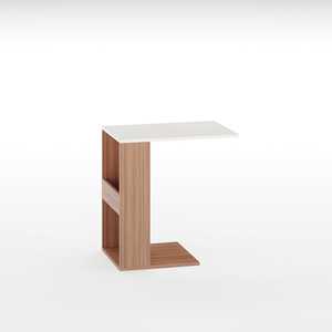 Mesa Auxiliar de Diseño Moderno Ender, Serie Premyrr, con Opciones de Color Wenge y Frosty - Product Image 5