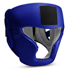 Protège-tête de boxe en cuir léger et respirant, à fermeture auto-agrippante réglable, taille/couleur personnalisables, idéal pour le karaté – Vente chaude - Product Image 2