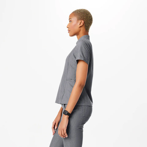 Uniforme Médico Antiarrugas Personalizado para Mujer, Mono con Mezcla de Algodón Elástico y Tela Twill, Conjuntos de Enfermera - Product Image 3