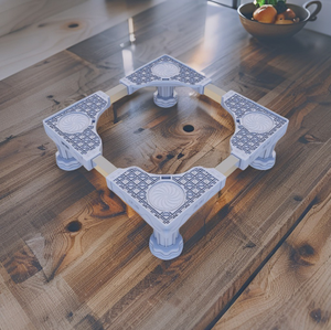 Pieds de réfrigérateur en acier inoxydable carrés Viet Tien CK TL de haute qualité, type à insertion par boulon, détachables, vente en gros - Product Image 6