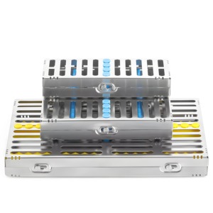 Plateaux de Stérilisation Manuels en Acier Inoxydable de Haute Qualité pour Cassette d'Autoclave, pour Chirurgie Dentaire, 5/10/20 Pièces, Instruments Mahfooz - Product Image 3