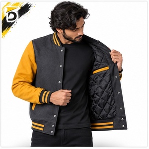 Veste varsity pour homme de haute qualité, dotée d'un tissu confortable, de coutures durables et d'un style moderne pour une mode décontractée et quotidienne. - Product Image 3