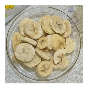 กล้วยอบแห้งแบบหั่นชิ้น ฟรีซดราย รสหวาน ผลไม้เขตร้อน ขนมขบเคี้ยวธรรมชาติ กรอบอร่อย พร้อมรับประทาน 1 กก. - Product Image 1