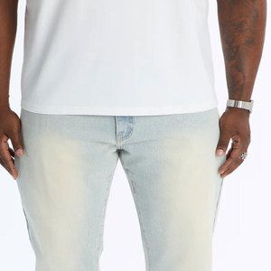 Vente directe d'usine, pantalon en jean surdimensionné pour homme, tendance, qualité supérieure, léger, pantalon en jean surdimensionné pour homme, été - Product Image 4