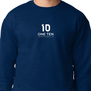 เสื้อสเวตเชิ้ตคอกลมผู้ชาย สีกรมท่า ผ้าฝ้ายพรีเมียม แขนยาว สวมใส่สบาย นุ่ม ไม่ระคายเคือง  เสื้อเปล่าสำหรับงานสั่งทำพิเศษ - Product Image 4