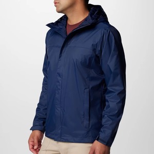 เสื้อแจ็คเก็ตผู้ชายแบบมีฮู้ด คอเต่า ผ้า softshell กันน้ำ ระบายอากาศได้ดี ปิดด้วยซิป ทรงปกติ ลายพิมพ์ สำหรับฤดูหนาว - Product Image 2