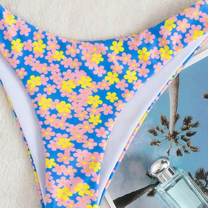 Women's Customized Print Two-Piece <b>Bikini</b> <b>Set</b> Breathable Quick Dry Backless Beachwear Summer Swimwear - Product Image 4