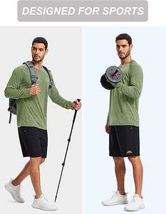 เสื้อเชิ้ตแขนยาวสำหรับตกปลาสำหรับผู้ชาย UPF 50+ เสื้อป้องกันแสงแดด UV ระบายความชื้นได้ดี - Product Image 6