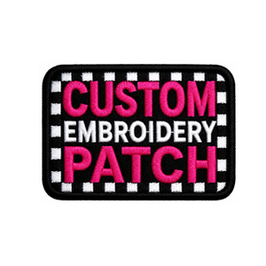 Écusson brodé personnalisé par le fabricant, en tissu tissé, forme ronde, logo 100% entièrement brodé, thermocollant, broderie 3D - Product Image 3