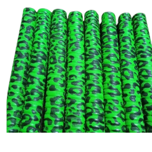 Green Leopard Print <b>Cricket</b> Bat Grip Cover Durable Non Slip Rubber Handle Replacement for Training Bat Sports <b>Equipment</b> - Product Image 1