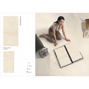 Carreaux en porcelaine émaillée Statuario Brilliant 900x1800mm, finition brillante, garantie 5 ans, épaisseur 9mm, pour murs et sols décoratifs - Product Image 6