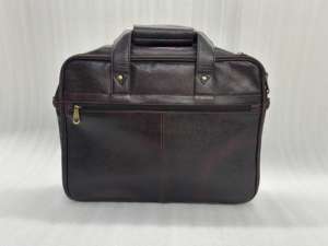 Bolso Bandolera de Cuero Genuino Ligero e Impermeable para Viajes de Negocios, con Compartimento para Portátil, Personalizable, para Hombre - Product Image 6