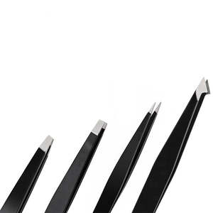 Pince à épiler professionnelle de haute qualité à pointe inclinée en acier inoxydable pour l'épilation des sourcils et l'extension des cils ANAAIF - Product Image 6