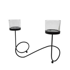 Porte-bougie en fil de fer en forme d'étoile, couleur rouille, style moderne, support à bougie, décoration de fête de Noël à la maison, pot à bougie - Product Image 4