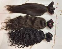 Rambut India Mentah Mewah, Rambut India Mentah Lurus, Ekstensi Rambut India Mentah Dari Produsen India Dengan Harga Grosir