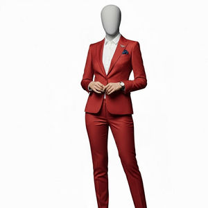 Blazer de Mujer de Último Diseño, Color Sólido, Manga Larga, Botón Único, Blazers de Oficina para Damas, Traje de Mujer, Chaquetas de Negocios para Mujer - Product Image 6