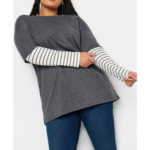 Fabricant de T-shirts double couche en gros – T-shirts en coton épais à double tissu pour l'approvisionnement en vrac de la mode - Product Image 5