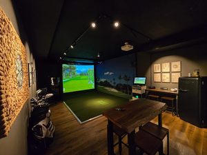 Indoor Virtual <b>Golf</b> Simulator Enclosure 10x9ft Iron Frame Dual-Layer 4K HD Impact Screen Fireproof Oxford Cloth Noise Reduction - Product Image 5