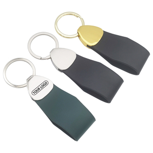 Luxury Personalized Faux Pu Genuine Real <b>Leather</b> Car Clip <b>Keychain</b> Tag Custom Logo <b>Leather</b> Key Chains <b>Leather</b> <b>Keychain</b> With Logo - Product Image 4