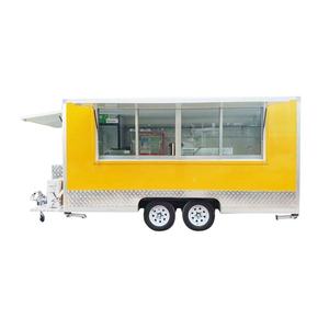 Remolque de Comida de Aluminio de 4.8m con Eje Tándem Doble y Espacio de Preparación de Cocina de Acero Inoxidable para Servicio de Catering al Aire Libre - Product Image 1