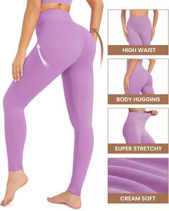 กางเกงเลกกิ้งเอวสูง Active Energy ผ้าโพลีเอสเตอร์ยืดหยุ่น ระบายอากาศได้ดี นุ่ม สวมใส่สบาย กระชับรูปร่าง เหมาะสำหรับโยคะ ฟิตเนส วิ่งออกกำลังกาย และการฝึกซ้อม - Product Image 6