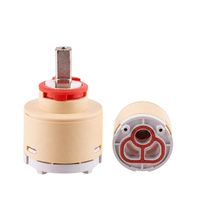 Válvula de Disco Cerámica de Latón Duradero de 47mm para Reparación de Grifos de Baño y Cocina de una Sola Palanca PUSHPAK TURNOMATICS PT