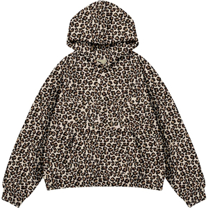 Sudadera con Capucha Extra Grande para Mujer, Tejida, con Bolsillos y Bordado, Estilo Otoño/Invierno, Largo Regular - Product Image 5