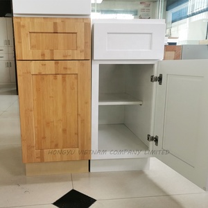 Mueble Gabinetes ตู้ครัว RTA,ฐาน Cocinas ทำจากไม้เนื้อแข็งแบบแยกส่วน - Product Image 3