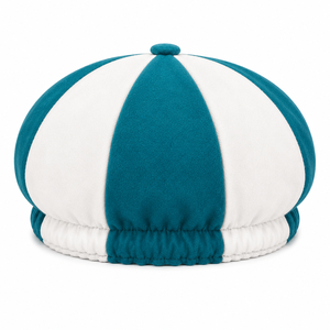 Casquette de cricket traditionnelle à huit panneaux, couleur unie, style rétro ample, en mélange de laine, haut de gamme, à rayures multiples, pour le jeu - Product Image 2