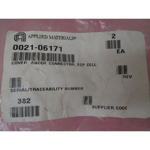 4 AMAT 0021-06171 ฝาครอบ, ขั้วต่อแอโนด, เซลล์ ECP - อุปกรณ์และชิ้นส่วนเซมิคอนดักเตอร์ระดับโลกที่เชื่อถือได้ - Product Image 1