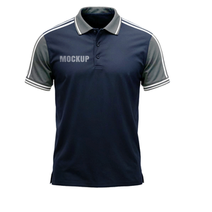 Custom OEM 100% Cotton Contrast Trim <b>Polo</b> Shirt <b>Men</b> Wholesale Bulk Order Breathable Casual Golf Business <b>Polo</b> - Product Image 3
