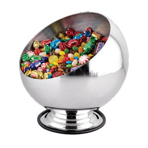 Tazón Esférico de Acero Inoxidable para Salsas, Plato para Condimentos de Metal Pulido para Servicio en Mesas de Restaurantes y Fiestas - Product Image 1