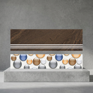 Baldosas de porcelana para escalones de 1000x300mm y 1000x200mm, 20mm de grosor, acabado mate antideslizante, tipo ladrillo refractario, para escalones de exterior y pasillos modernos. - Product Image 6