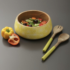 Nuevo diseño clásico, cuenco de madera para aperitivos, tamaño personalizado, forma redonda, cuenco de comida de la mejor calidad para uso en bodas por RF Crafts - Product Image 6