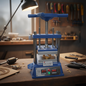 Prensa Vulcanizadora de Joyería Eagle, de Metal, 7" x 8", con Temporizador Digital y Control de Temperatura, Modelo 25.0122-SP, para Fundición de Joyería DIY - Product Image 2