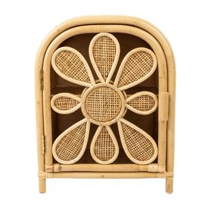 Armoire à poupées en rotin floral tressée à la main, motif pétale, prix de gros direct usine, mobilier de chambre d'enfant, vente chaude - Product Image 2
