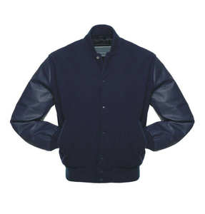 Vestes universitaires en laine avec manches en cuir, durables et chaudes pour la saison hivernale, en vente, vestes universitaires de baseball professionnelles pour hommes - Product Image 5