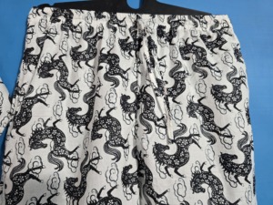 Camisón Casual de Verano para Mujer GpEnterprises, Cuello en V Suave, 100% Algodón Teñido, Corto, Cintura Elástica, Estilo Deportivo - Product Image 4