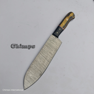 Couteau de chef de cuisine moderne en acier Damas de 8 pouces, de haute qualité, écologique, style japonais, caractéristiques professionnelles, tranchant - Product Image 4