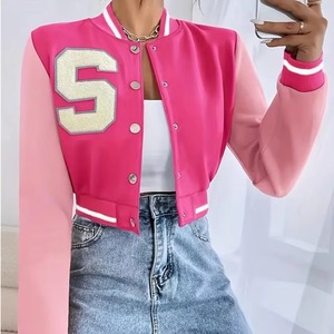 New Custom <b>Varsity</b> <b>Jackets</b> for College Women with Custom Patches and Logos Ladies Letterman <b>Jackets</b> for Women and <b>Girls</b> - Product Image 1
