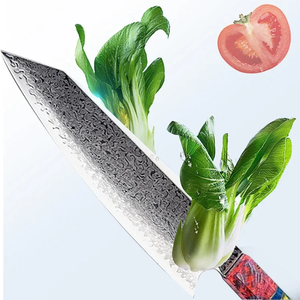 มีดเชฟเหล็กดามัสกัสญี่ปุ่น PRESTIGE BLADES ด้ามเรซิ่น ฟูลแทง ใช้ได้ทั้งมือซ้ายและขวา ล้างในเครื่องล้างจานได้ ดีไซน์ทันสมัย - Product Image 4