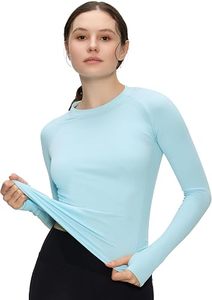 Custom <b>Women</b> <b>Long</b> Sleeve Yoga Tops OEM ODM Manufacturer Seamless Workout <b>Shirts</b> Fitness Gym Sports Tops Athletic Activewear - Product Image 4