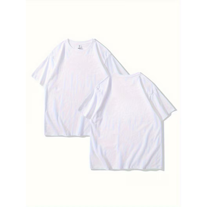 Camiseta Corta Personalizada 100% Algodón, Corte Cuadrado, Unisex, 260 g/m², Camiseta Oversize con Hombros Caídos, Manga Corta, Estilo Urbano - Product Image 1