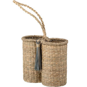 Soporte resistente para botellas de vino de hierba marina, con capacidad para 2 botellas, venta al por mayor en Vietnam, personalizable. - Product Image 4