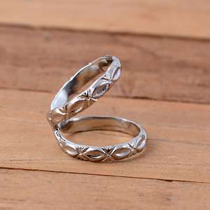 SHYAM JEWELRS Luxury 925 Sterling <b>Silver</b> <b>Adjustable</b> Arthritis Splint <b>Ring</b> Floral Textured Swan Neck Support <b>Ring</b> for DIP PIP - Product Image 2