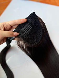 Extensions de cheveux à clipser 100% cheveux humains naturels, extensions de cheveux vietnamiens Remy noirs naturels pour femmes - Product Image 6