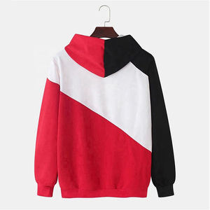 Long Sleeve Plain Hooded Sweatshirt Comfortable Pullover Hoodie Everyday Wear Soft Material Apparel - Product Image 3