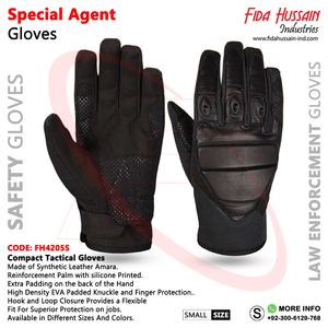 Vente en gros de gants spéciaux de la meilleure qualité fabriqués en cuir synthétique Gants tactiques compacts en cuir du Pakistan - Product Image 6