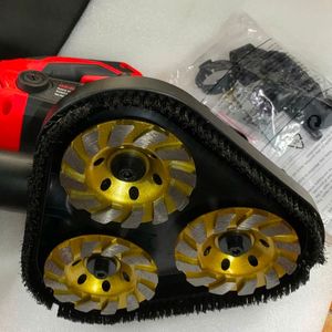 Ponceuse à béton portative haute puissance 2450W GS 8230 à trois têtes, 4800 tr/min, vitesse variable, avec disque diamanté et moteur - Product Image 4