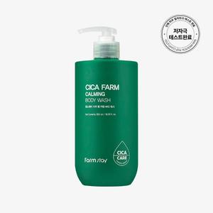 Farmstay 500ml Cica Palm Gel de Baño Calmante para Piel Sensible, Limpiador Corporal Líquido Hidratante - Product Image 1